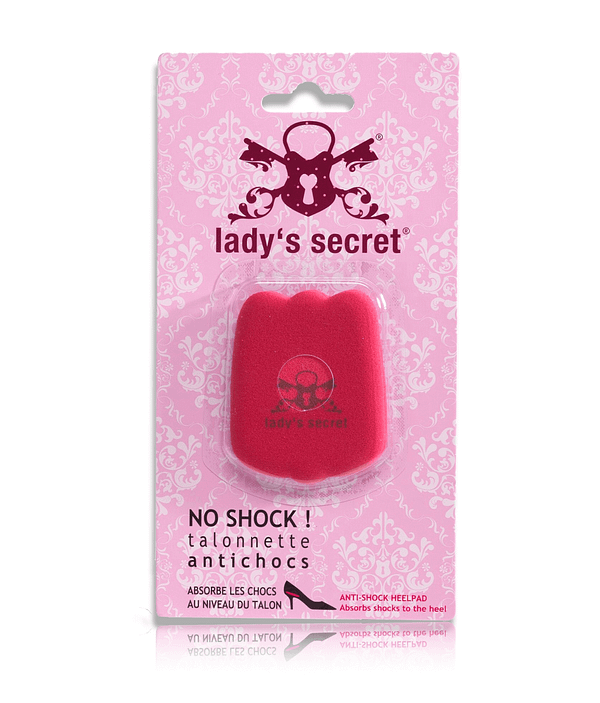 Lady's Secret dames hielpads No Shock rood antislip